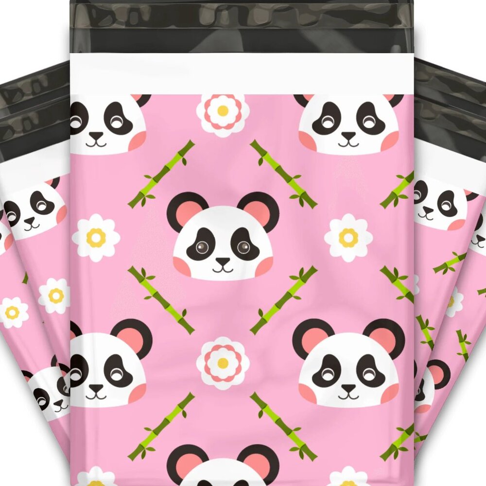 20ct Medium 10 x 13 Panda Poly Mailers